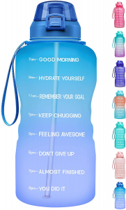 Best Smart Water Bottles To Buy - Fidus Large 1 Gallon/128oz Motivational Water Bottle